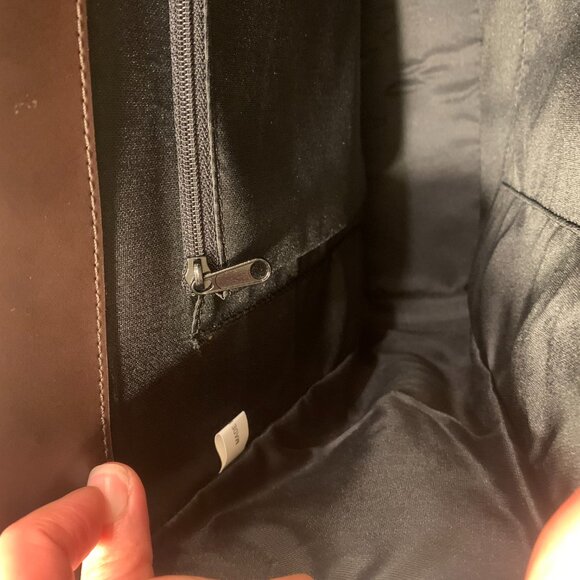 Hermes Like Suede Tote Bag - Picture 13 of 16